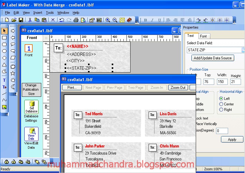 template label nama anak: full version software